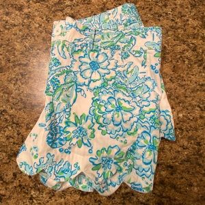 Lilly Pulitzer Buttercup Scalloped Shorts
